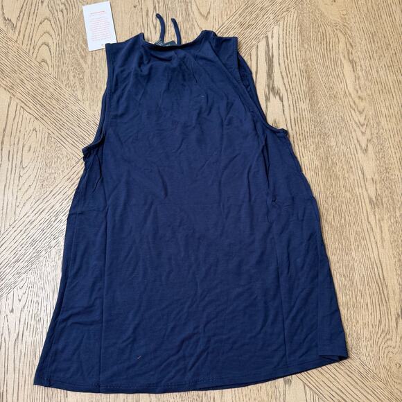 ModCloth Navy‎ Blue Familiar Feeling Sleeveless Top XXS NWT - Picture 3 of 10